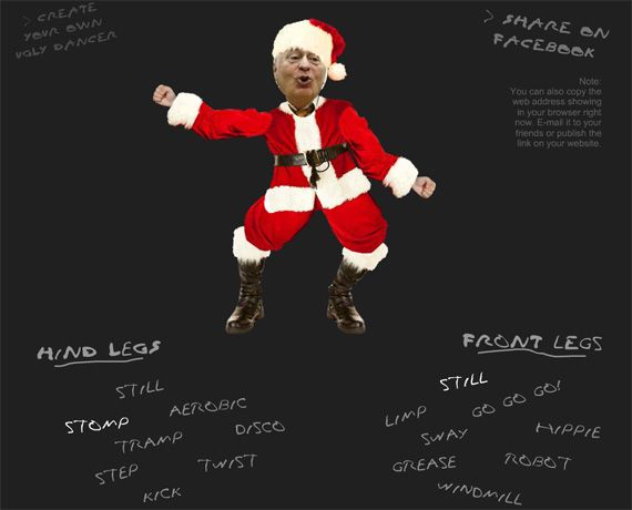 dancing santa