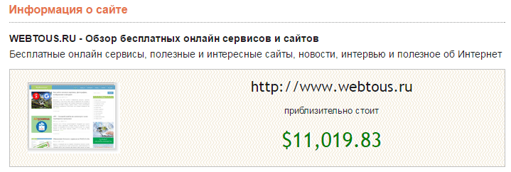 оценка сайта на mysitecost