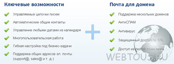 почта для домена почта для домена