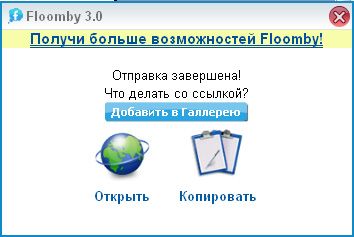 опции работы со скриншотом