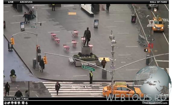 веб камера с Times Square веб камера с Times Square