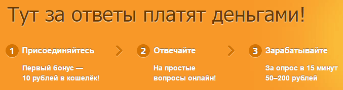 плата за опросы
