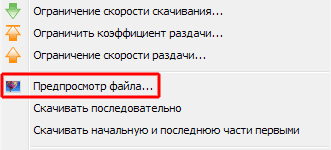 просмотр перед загрузкой