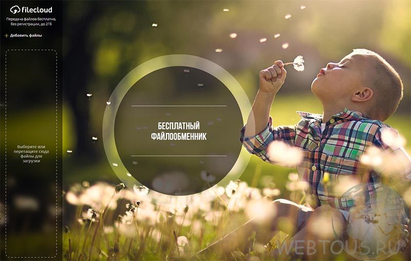 интерфейс файлообменника