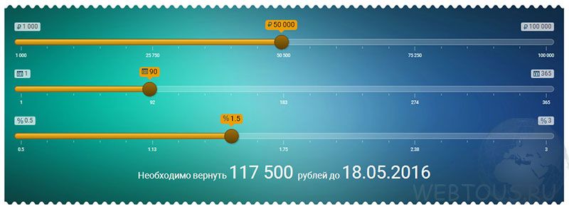 сколько отдать по кредиту - калькулятор
