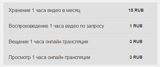 размер тарифов