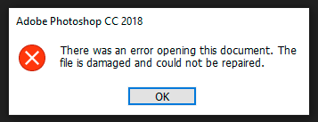 фотошоп не может открыть файл ai