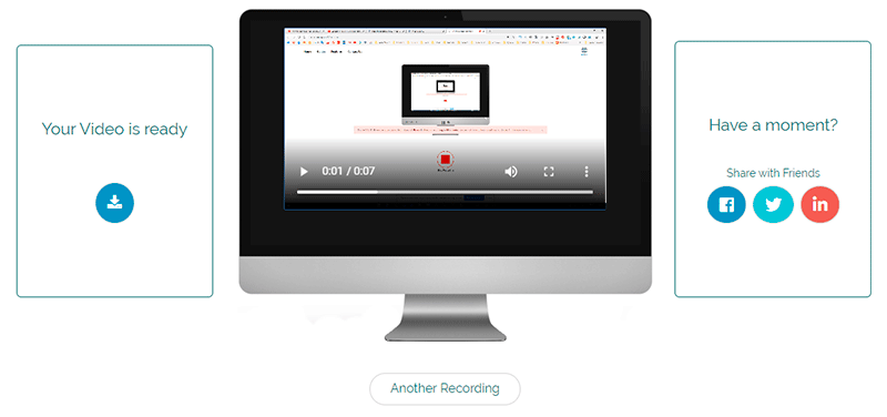 как поделиться записью экрана с друзьями