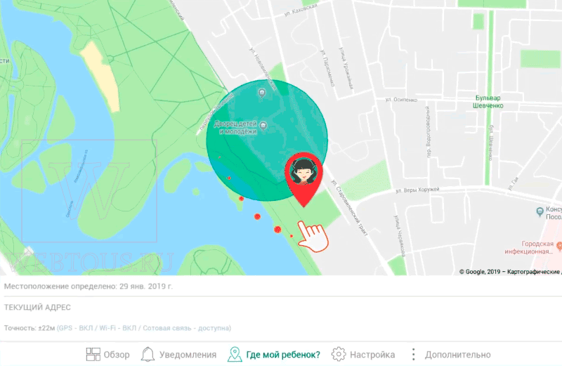 трекинг по gps