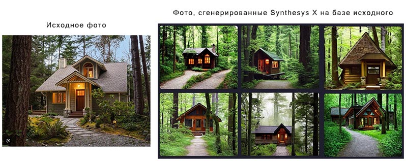 пример сгенерированных нейросетью изображений