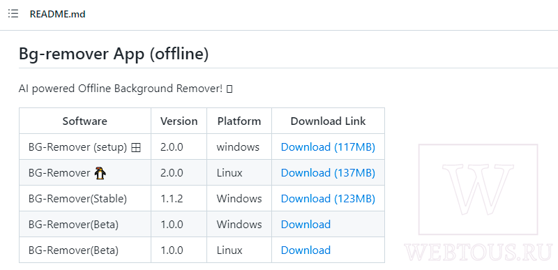 скачать программу с github